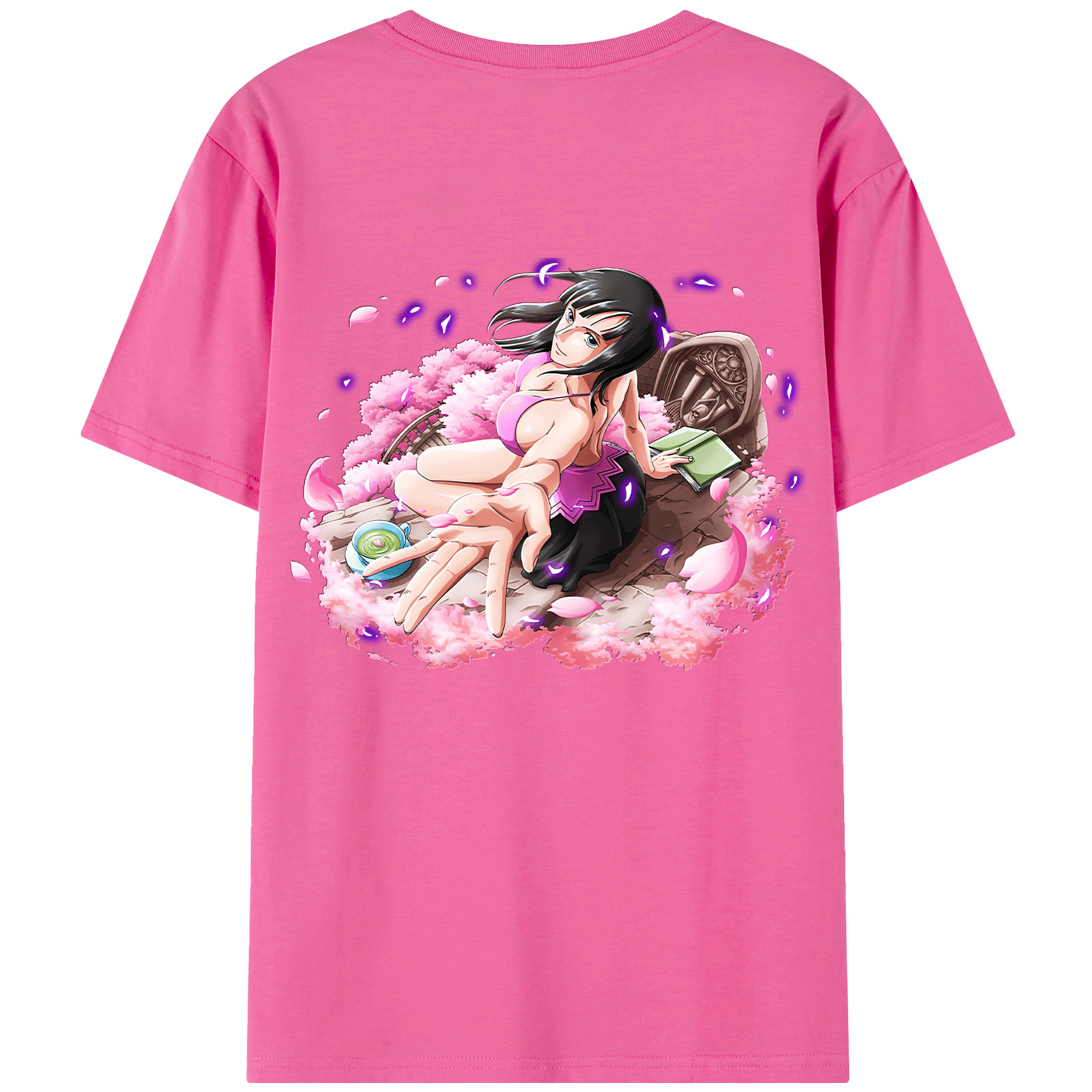 ワンピース ニコ・ロビン ONE PIECE Nico Robin レディース半袖Tシャツ(バックプリント)